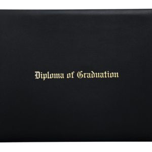 Custom Primary Covers Custom Black Imprinted Primary / Secondary Diploma Cover - Custom ...
